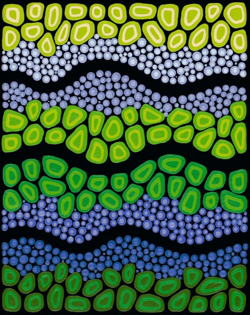 Cracked Earth | Copyright Leah Brideson | Acrylic on canvas 2018