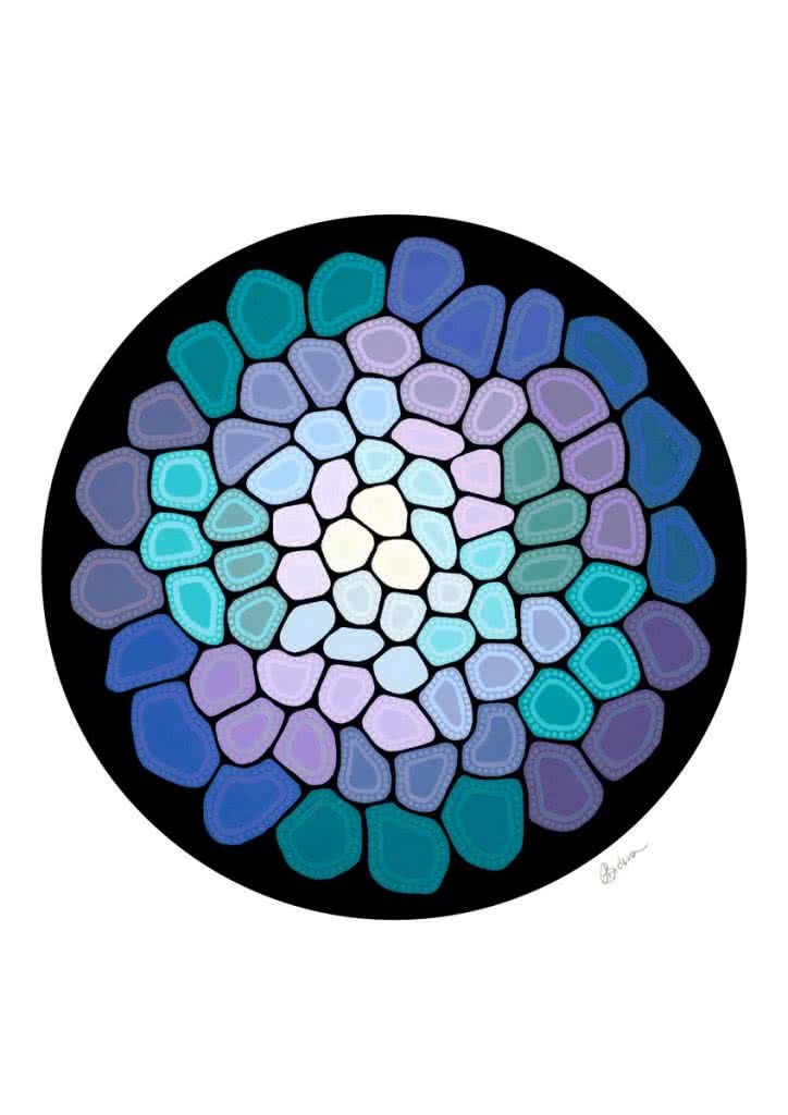 Guuma-li Wuuri | Copyright Leah Brideson | Acrylic on canvas 2019